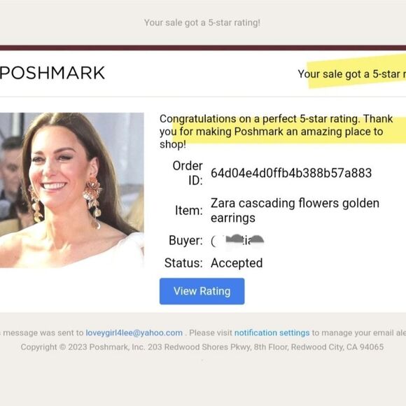 Coming Soon  ZARA cascading flowers Navy Blue earrings - Picture 11 of 13